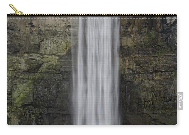 Waterfall Zip Pouch featuring the photograph Taughannock Falls II by Patricia Caron