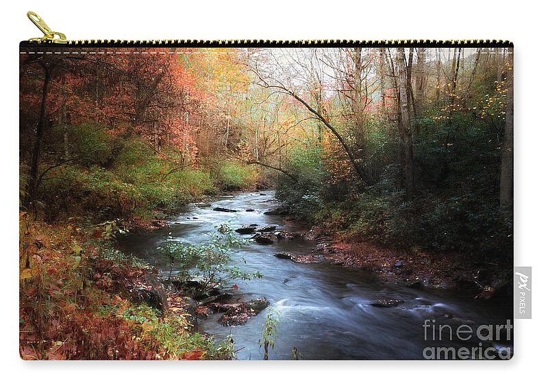 River Zip Pouch featuring the photograph Tellico Lullabye by Rick Lipscomb