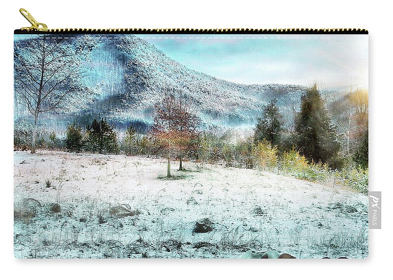 Horses Zip Pouch featuring the photograph Tennesee Meeting by Rick Lipscomb