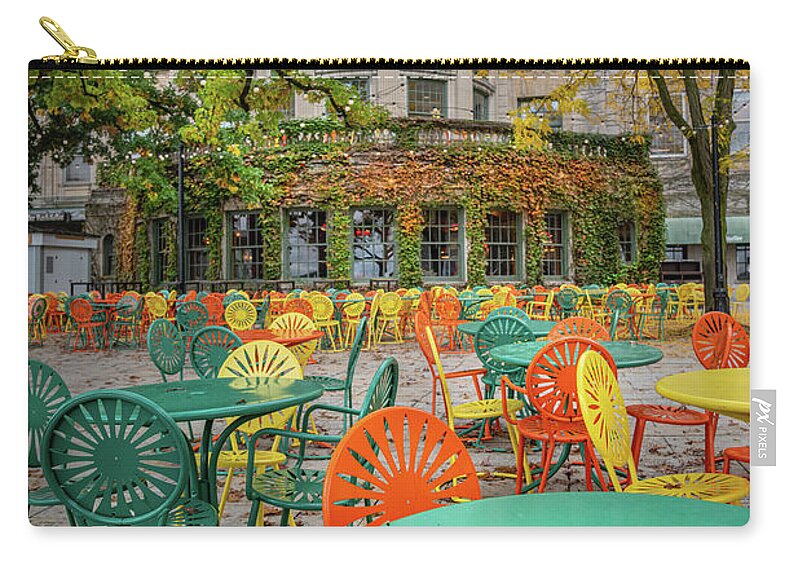 Memorial Union Terrace Carry-all Pouch featuring the photograph Terrace Time by Amfmgirl Photography