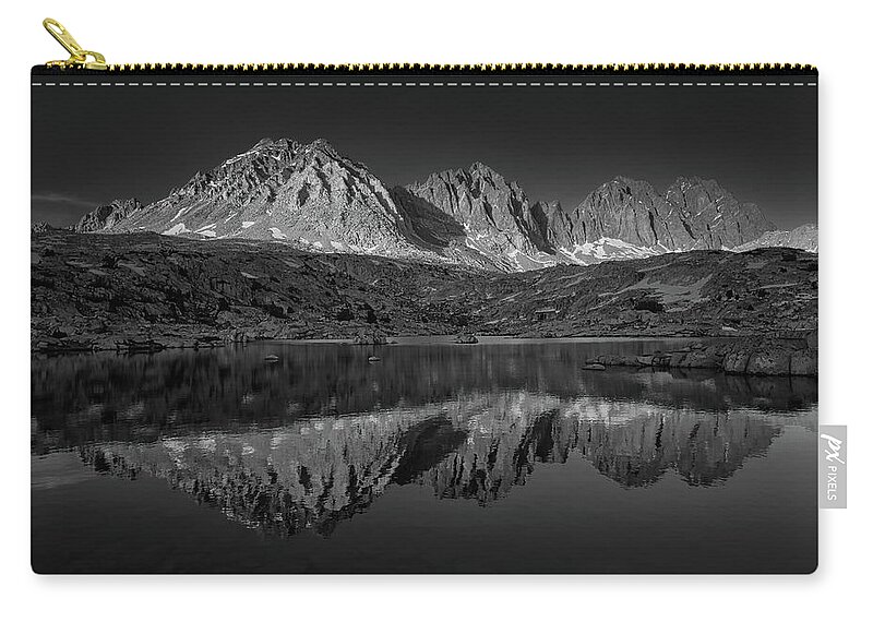 Dusy Basin Zip Pouch featuring the photograph Tertium Quid by Romeo Victor