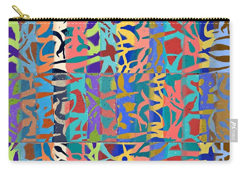  Zip Pouch featuring the digital art Thank You Henri by Steve Hayhurst