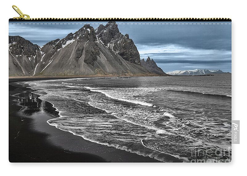 Iceland Zip Pouch featuring the photograph The Beauty of Iceland by Sandra Bronstein