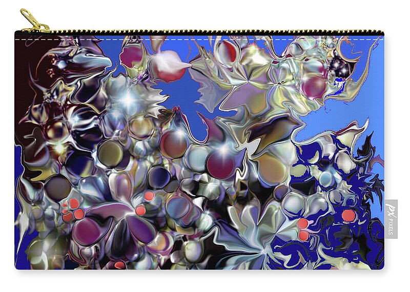 Digital Carry-all Pouch featuring the digital art The Boot by Loxi Sibley