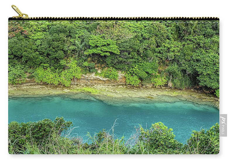 Yakena Zip Pouch featuring the photograph The Bypass by Eric Hafner