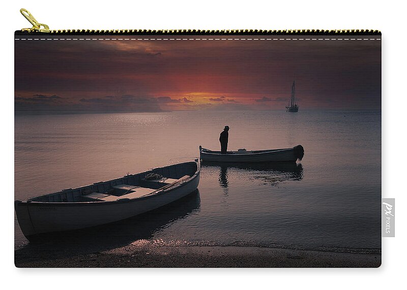 Sailing Carry-all Pouch featuring the photograph The Captain by Fred LeBlanc
