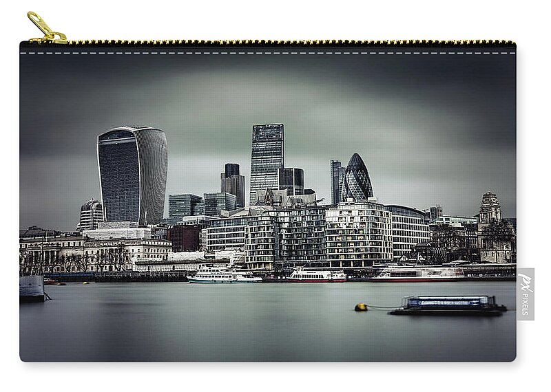 City Of London Zip Pouch featuring the photograph The City of London by Ian Good