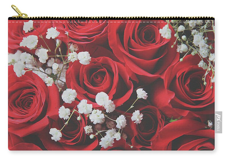 Roses Zip Pouch featuring the photograph The Color of Love by Laurie Search