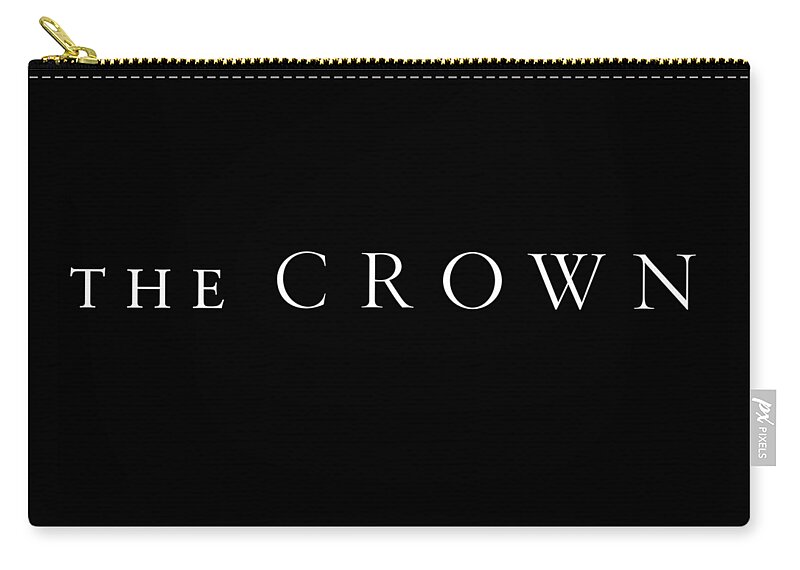 The Zip Pouch featuring the digital art The Crown by Grease Saka