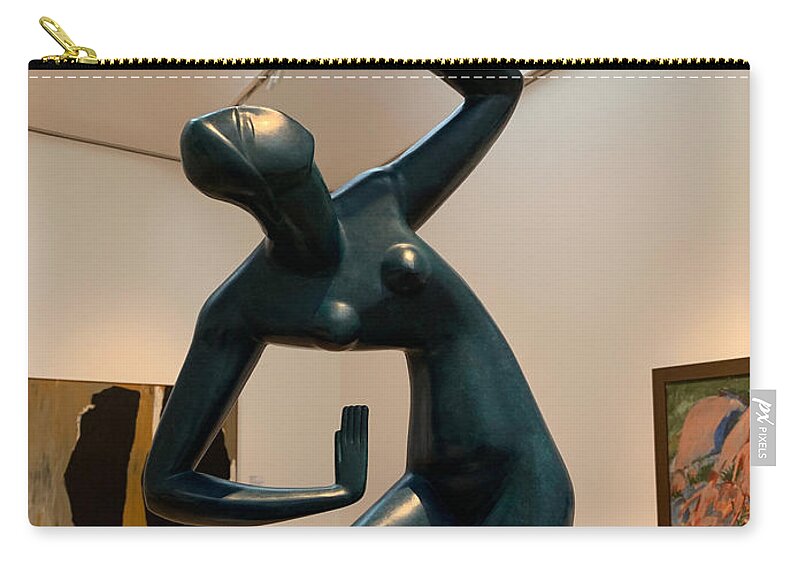 Sculpture Zip Pouch featuring the photograph The Dancer by Lee Darnell