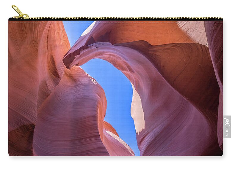 Amaizing Zip Pouch featuring the photograph The Eagle by Edgars Erglis