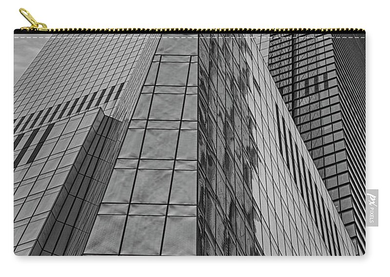 Hudson Yards Zip Pouch featuring the photograph The Edge Hudson Yards NYC by Susan Candelario