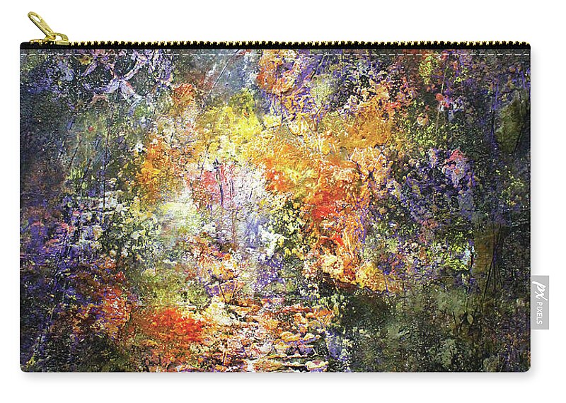 Landscape Zip Pouch featuring the painting The Entrance by Patricia Lintner