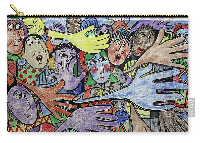 Children Carry-all Pouch featuring the painting The Forgotten by Anthony Falbo