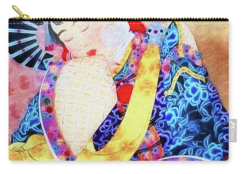 Japan Zip Pouch featuring the photograph The Good Geisha by Jack Torcello