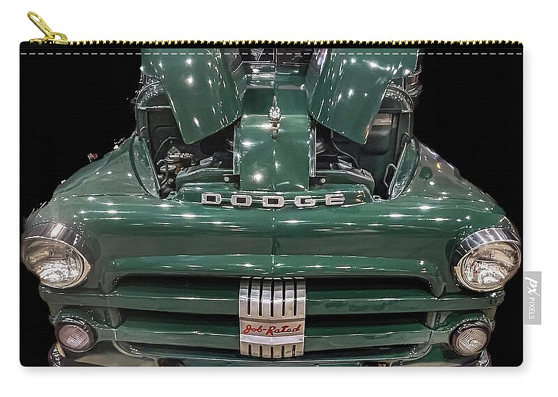 Autorama 2023 Zip Pouch featuring the photograph The Green Machine by Stewart Helberg