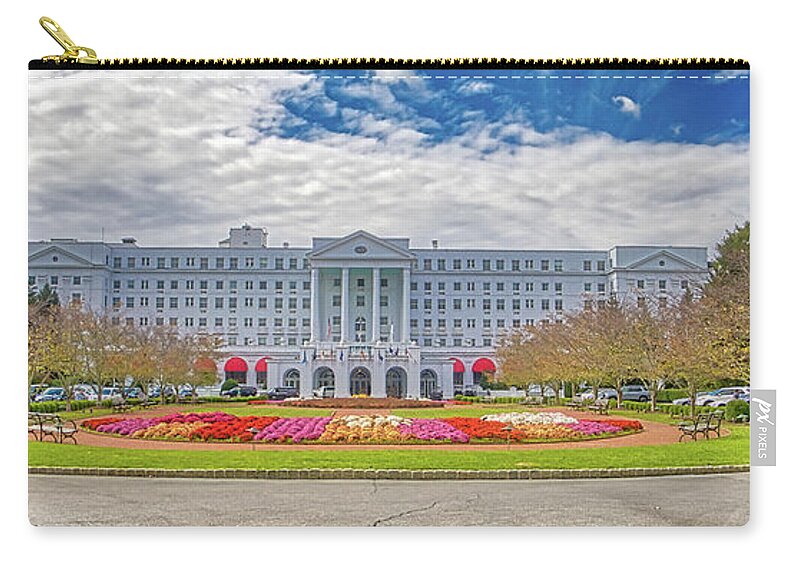 Wv Zip Pouch featuring the photograph The Greenbrier by Jonny D