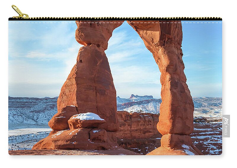 Landscape Zip Pouch featuring the photograph The Icon by Jonathan Nguyen