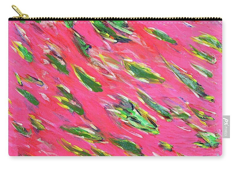  Zip Pouch featuring the painting The Journey by Mark Lyons