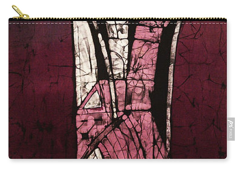 Russian Artists New Wave Zip Pouch featuring the tapestry - textile The Journey by Tatiana Koltachikhina