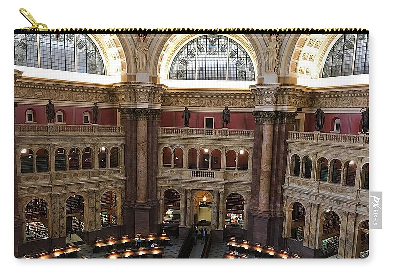 Library Of Congress Carry-all Pouch featuring the photograph The Library of Congress by Lee Darnell
