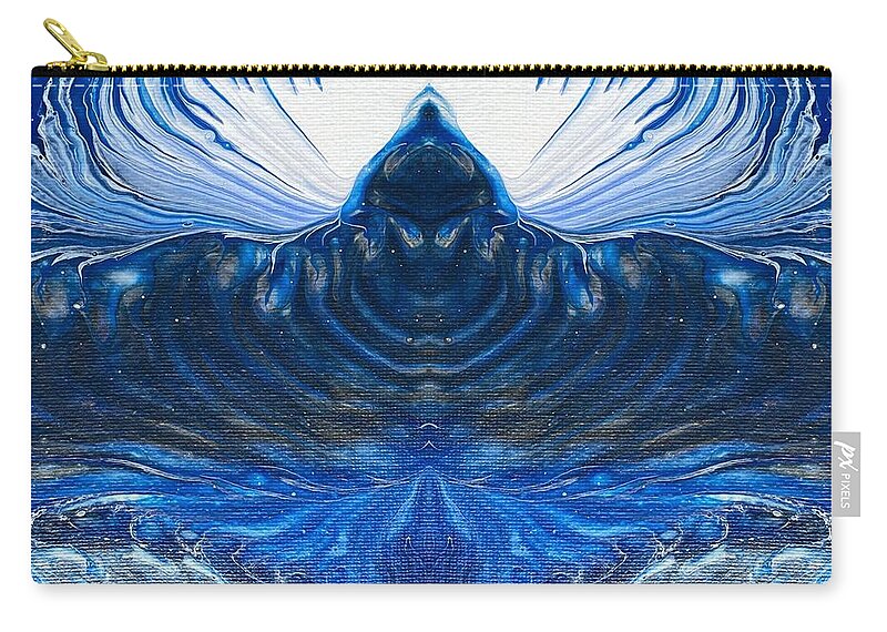 Digital Zip Pouch featuring the digital art The light within by Nicole DiCicco