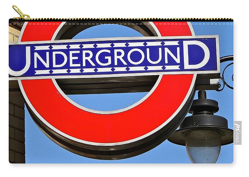 London Underground Transport Zip Pouch featuring the photograph The London Underground by Ira Shander