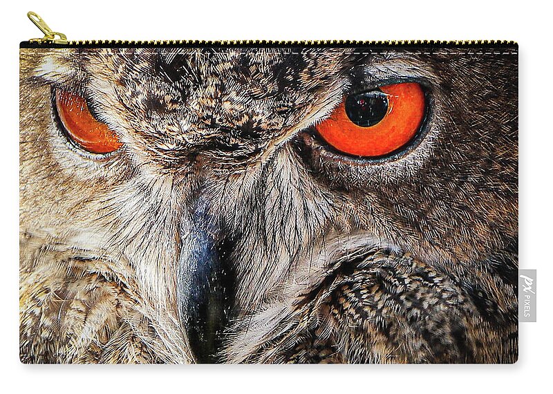 2020 Zip Pouch featuring the photograph The Night Watchman by Gerri Bigler