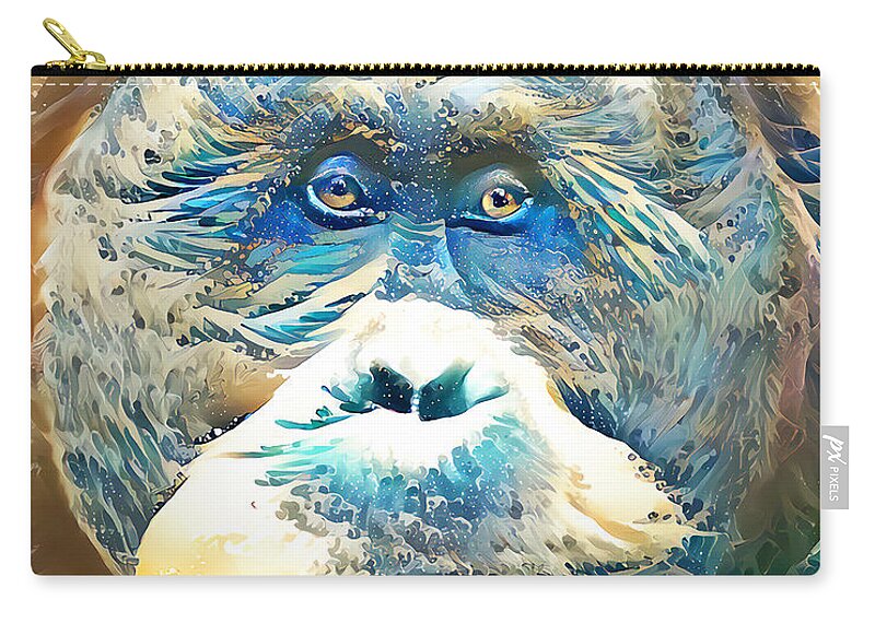 Wingsdomain Zip Pouch featuring the photograph The Orangutan Tsunami 20210715 by Wingsdomain Art and Photography
