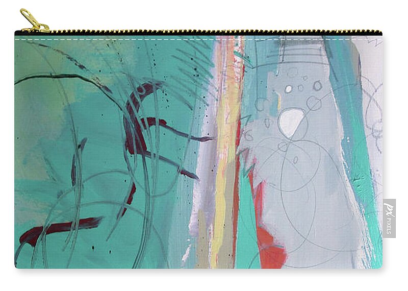 The Other Side Zip Pouch featuring the painting The Other Side by John Gholson