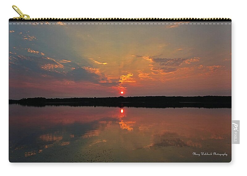 Landscape Zip Pouch featuring the photograph The Promise of Peace by Mary Walchuck