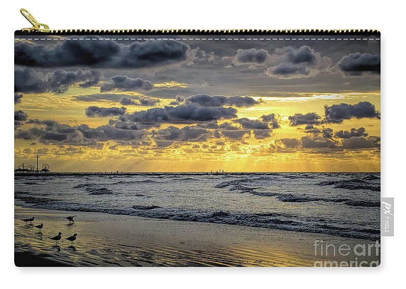 Sunrise Zip Pouch featuring the photograph The Quiet In My Soul by Diana Mary Sharpton