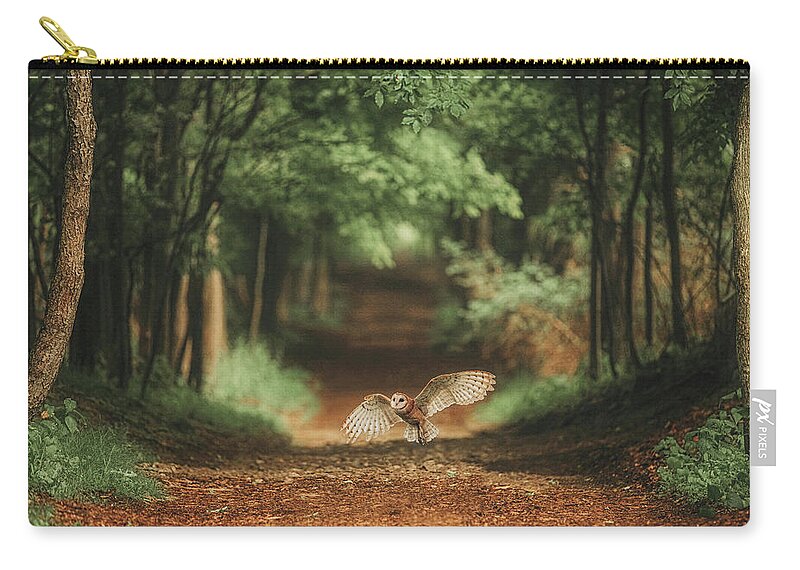 Runway Zip Pouch featuring the photograph The Runway by Carrie Ann Grippo-Pike