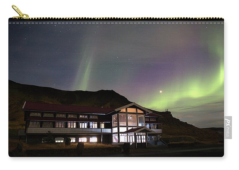 Iceland Zip Pouch featuring the photograph The secret by Christopher Mathews