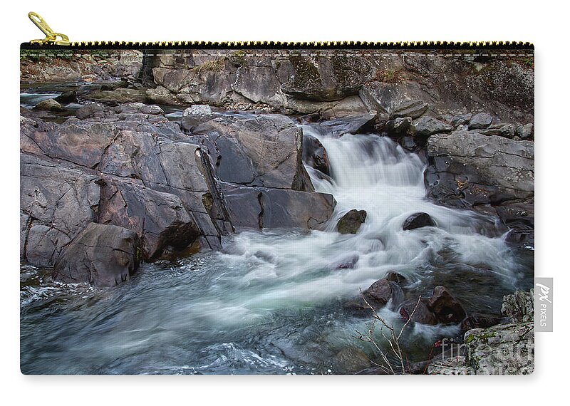 The Sinks Zip Pouch featuring the photograph The Sinks 10 by Phil Perkins
