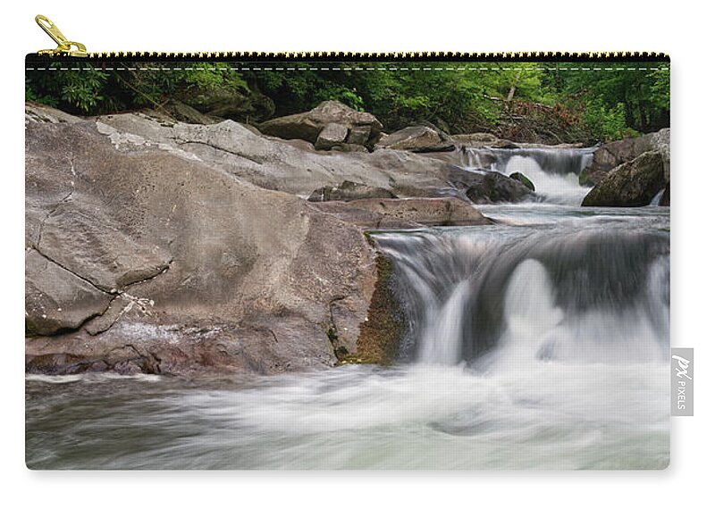 The Sinks Zip Pouch featuring the photograph The Sinks 16 by Phil Perkins