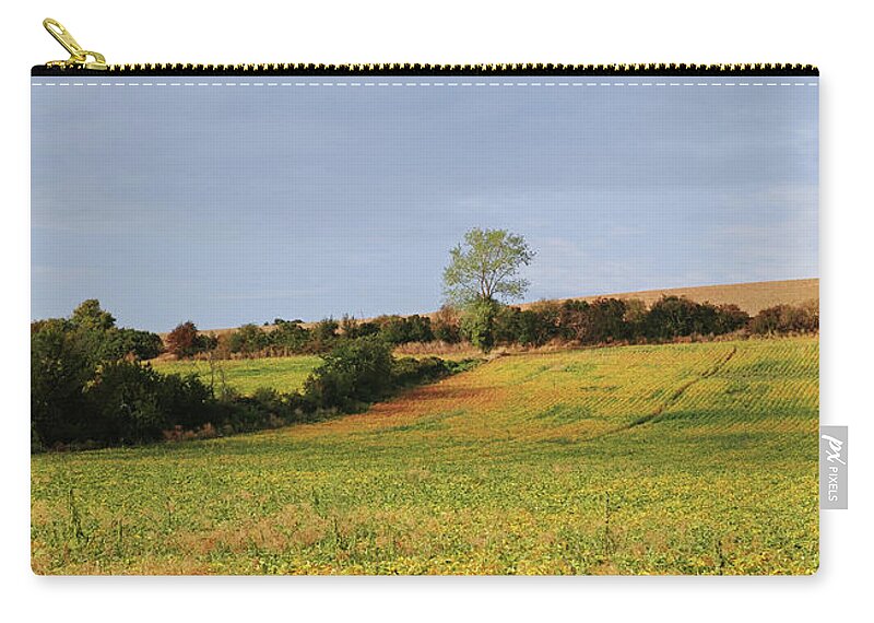 Landscape Zip Pouch featuring the photograph The space curvature by Karine GADRE