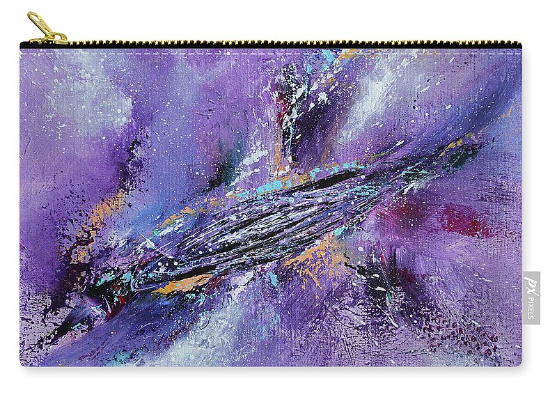Acrylic Zip Pouch featuring the painting The Space by Themayart