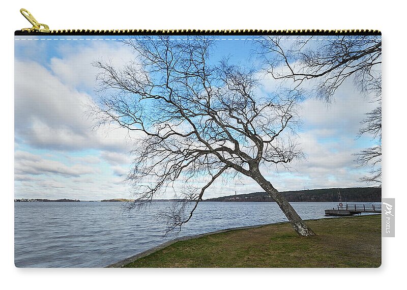 Finland Zip Pouch featuring the photograph The spring is coming isn't it by Jouko Lehto