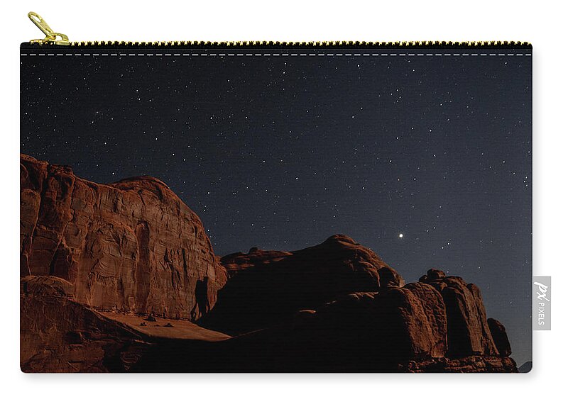 Arches Zip Pouch featuring the photograph The Stars on Park Avenue by Andrea Platt