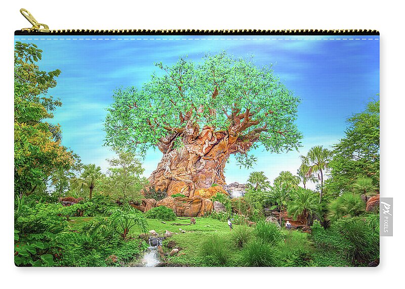 The Tree of Life at Disney's Animal Kingdom Carry-all Pouch by Mark Andrew  Thomas - Fine Art America