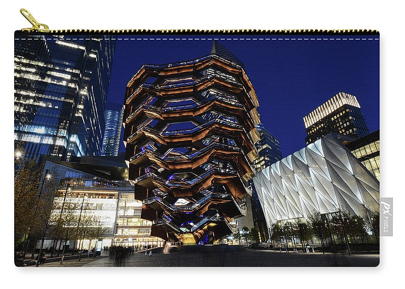 The Vessel Carry-all Pouch featuring the photograph The Vessel, NYC - Hudson Yards, New York City by Earth And Spirit