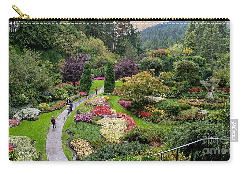 Famous Walkways Zip Pouch featuring the photograph The Walk by Marilyn Cornwell