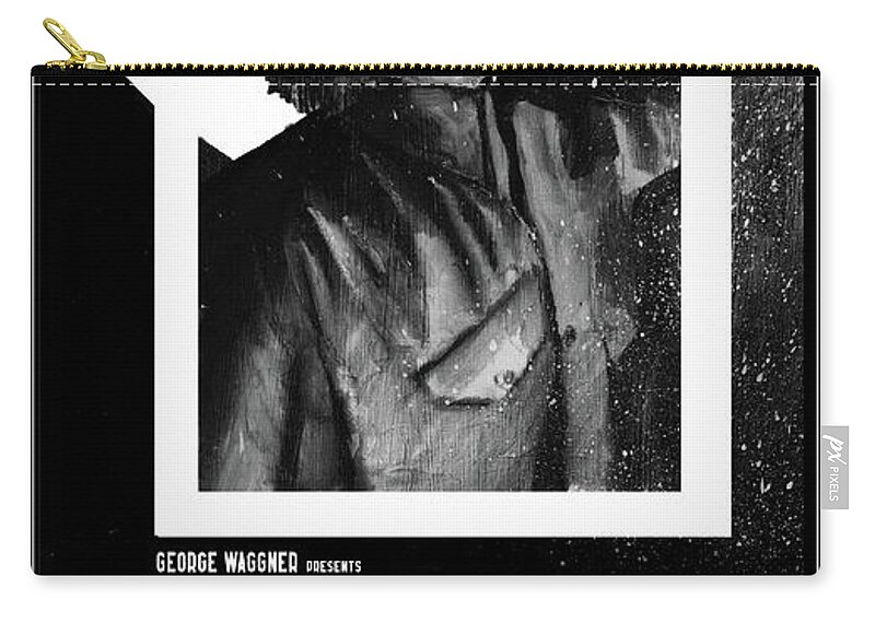 Mummy Zip Pouch featuring the digital art The Wolf Man 1941 by Sean Parnell