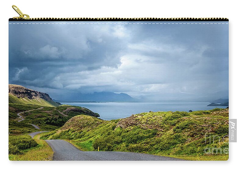 Europe Zip Pouch featuring the photograph Thingvellir View by Neil Shapiro