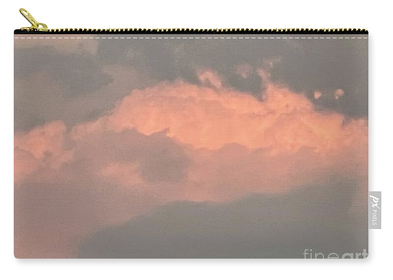Summer Zip Pouch featuring the photograph Thunderclouds by Tiziana Maniezzo