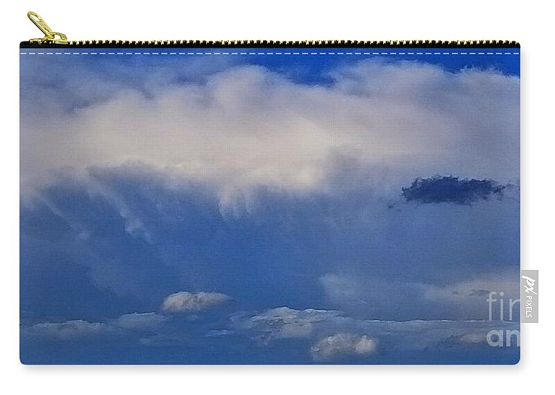 Cloud Zip Pouch featuring the photograph Thunderhead Cloud by Tina Mitchell