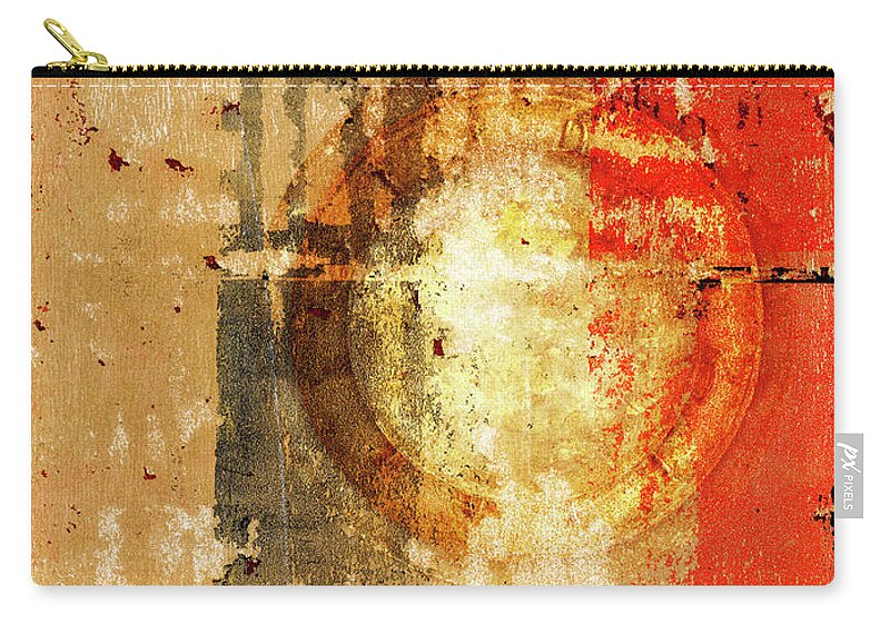 Carol Leigh Carry-all Pouch featuring the mixed media Time Out by Carol Leigh