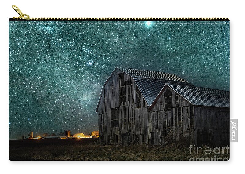 Barn Carry-all Pouch featuring the photograph Time takes everything 1 by Eric Curtin
