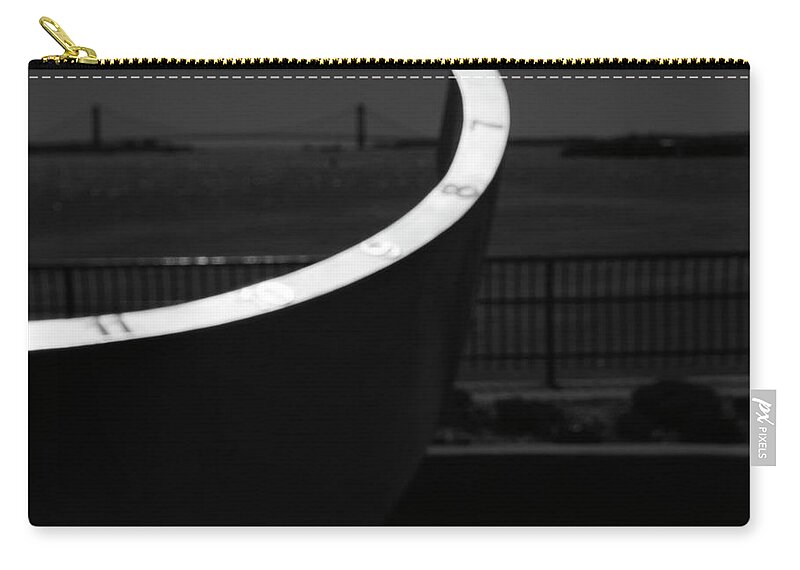 Lensbaby Velvet Zip Pouch featuring the photograph Time Waits for Nobody by Alina Oswald
